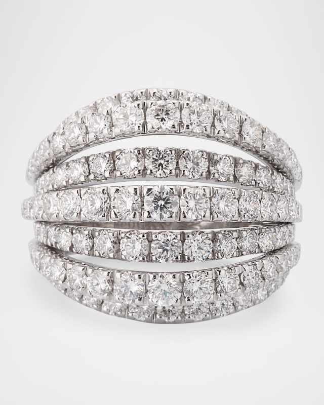 18K White Gold Diamond Ring